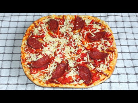 პიცა სალიამით PIZZA RECIPE